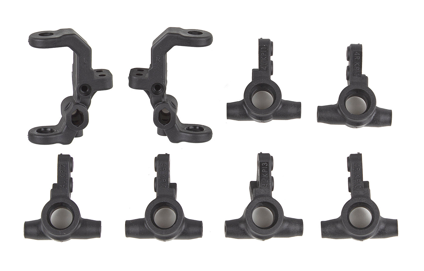 Team Associated B7 FT Caster and Steering Blocks Carbon ASC92415