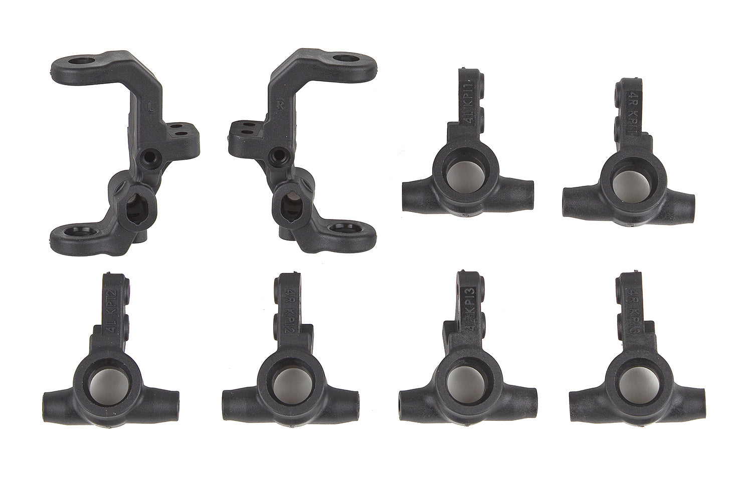 Team Associated B7 FT Caster and Steering Blocks Carbon ASC92415