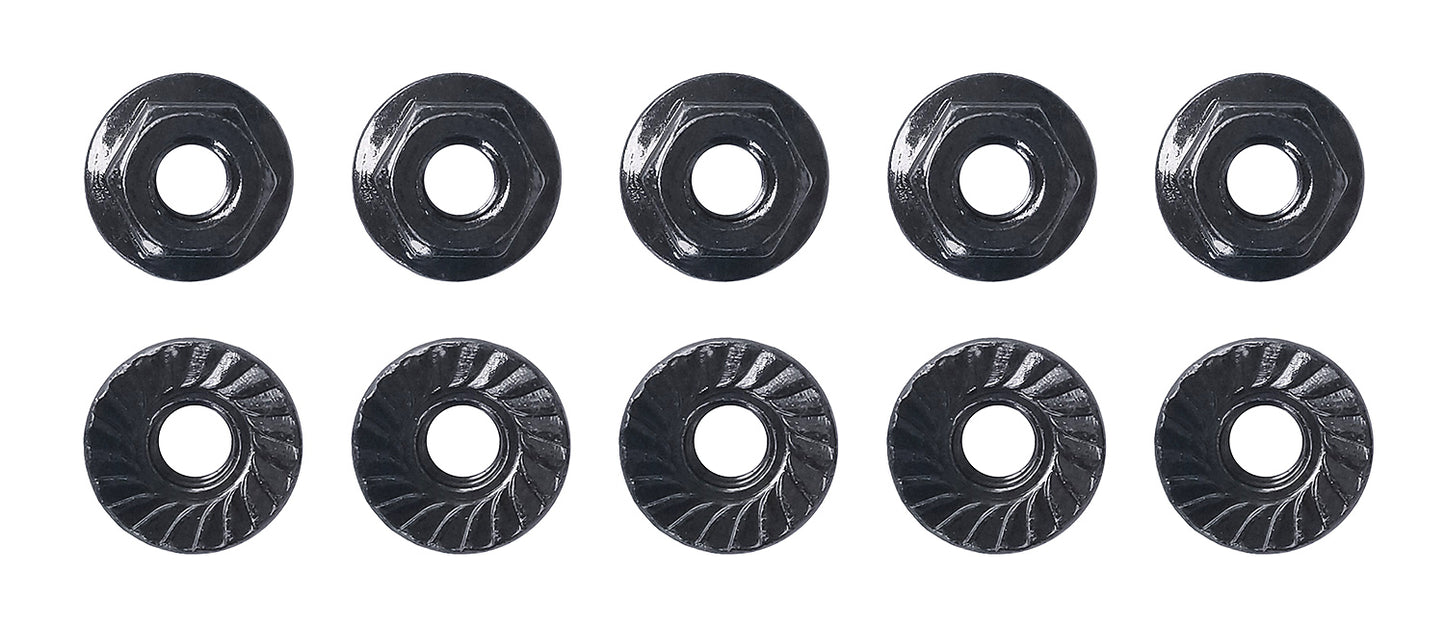 Team Associated ASC91150 M4 Low Profile Serrated Steel Wheel Nuts