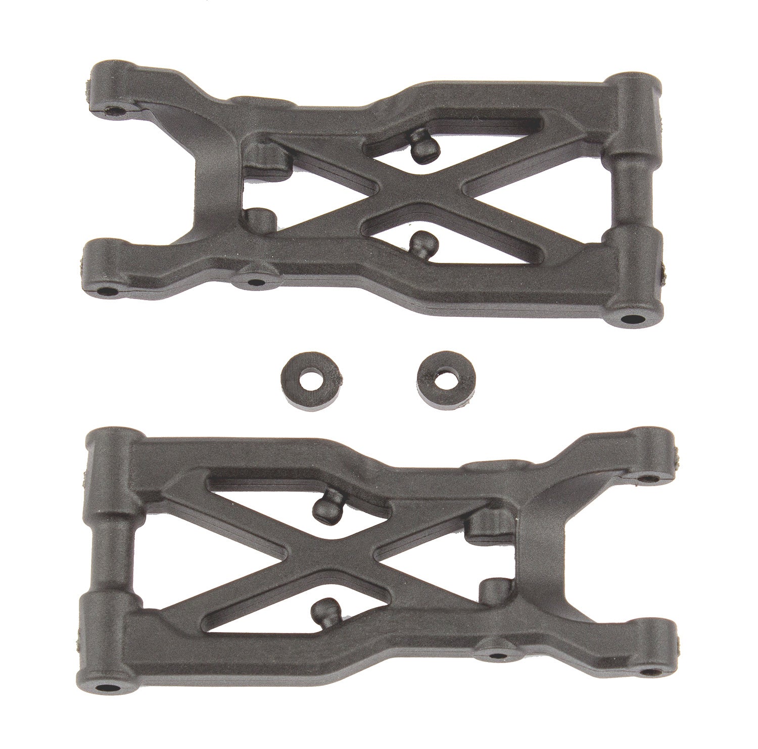 Team Associated RC10B74 FT Rear Suspension Arms Carbon ASC92298