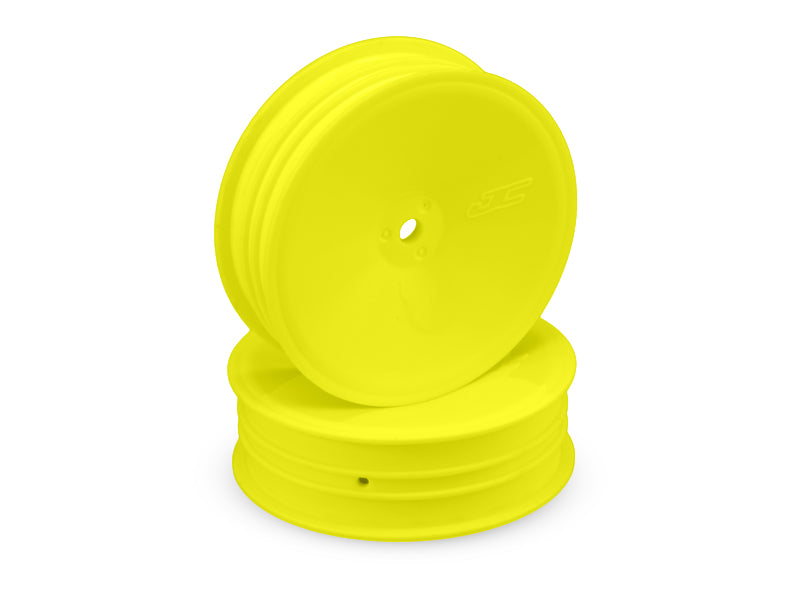 JConcepts 3DP 1/10th Rear Tires Pre-mounted 3348Y Yellow Wheels