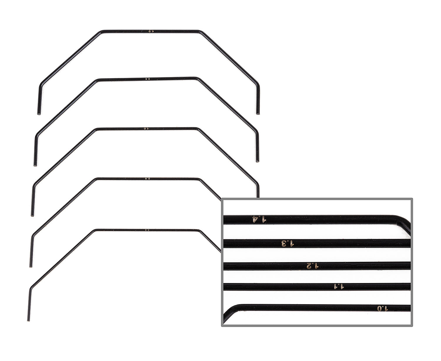 Team Associated B7 Front Anti-Roll Bar Set ASC92459