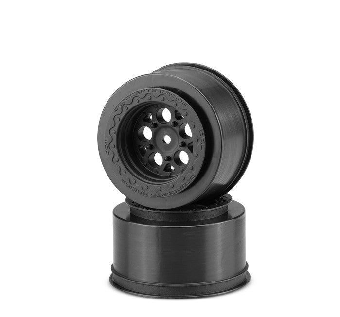 JConcepts 3DP 1/10th Rear Tires Pre-mounted 3348Y Yellow Wheels